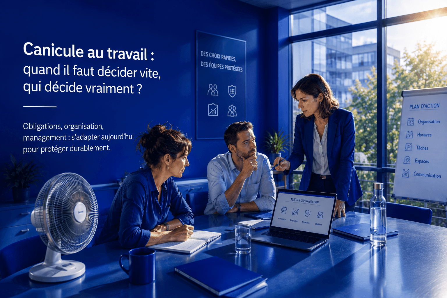 Canicule au travail : quand il faut décider vite, qui décide vraiment ?